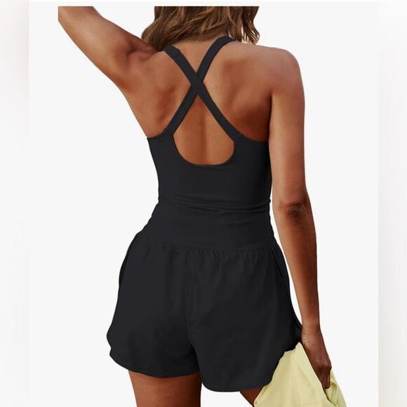 Amazon High Waisted Workout Gym Shorts Small - Picture 3 of 11